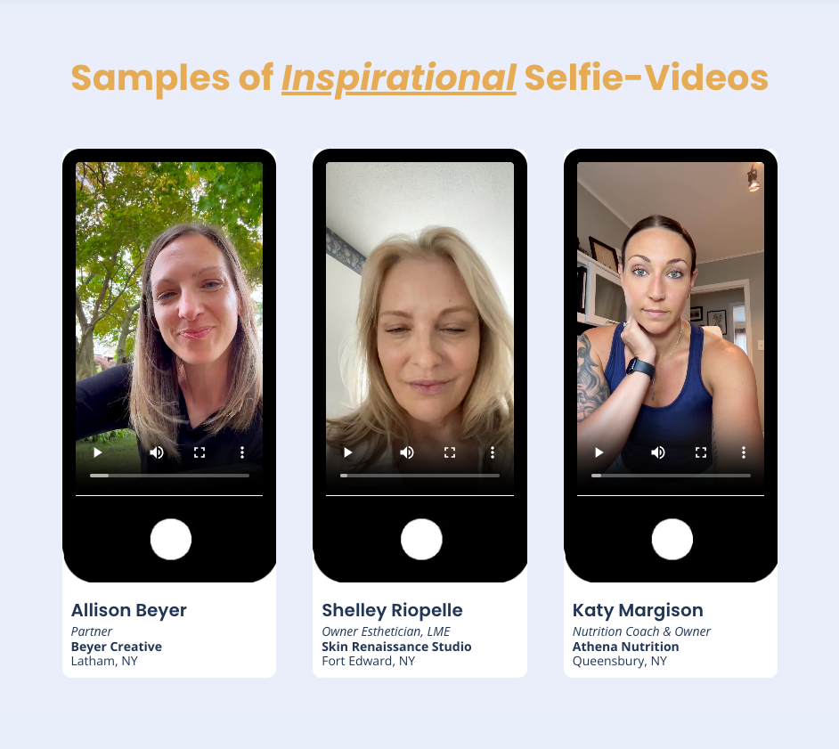 Inspirational Selfie-Videos - ACRN - Adirondack Community Resource Network