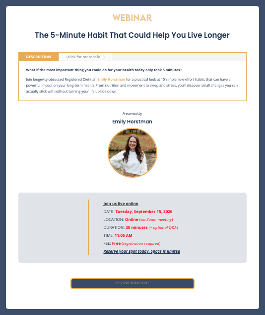 webinar webpage - Emily