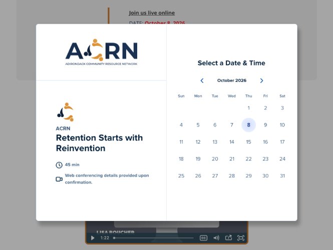 calendar sign-up